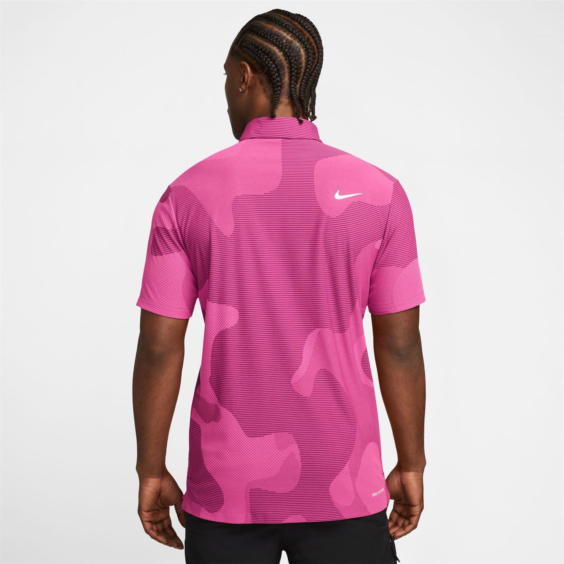 Dri-FIT ADV Tour Stretch Camo Polo Bordeaux Pink - Size W23