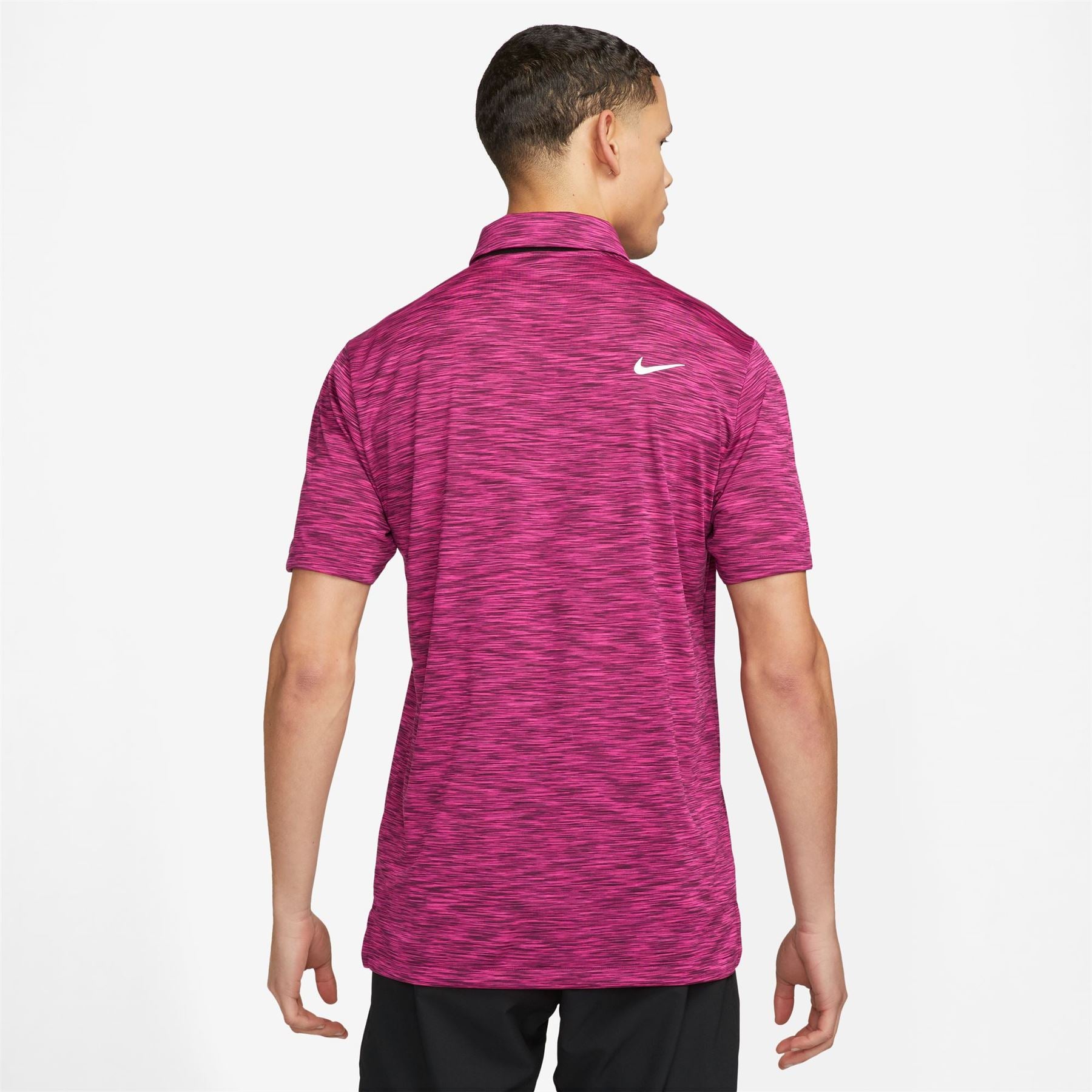 Dri-FIT Tour Stretch Space Dye Polo in Bordeaux Pink - W23