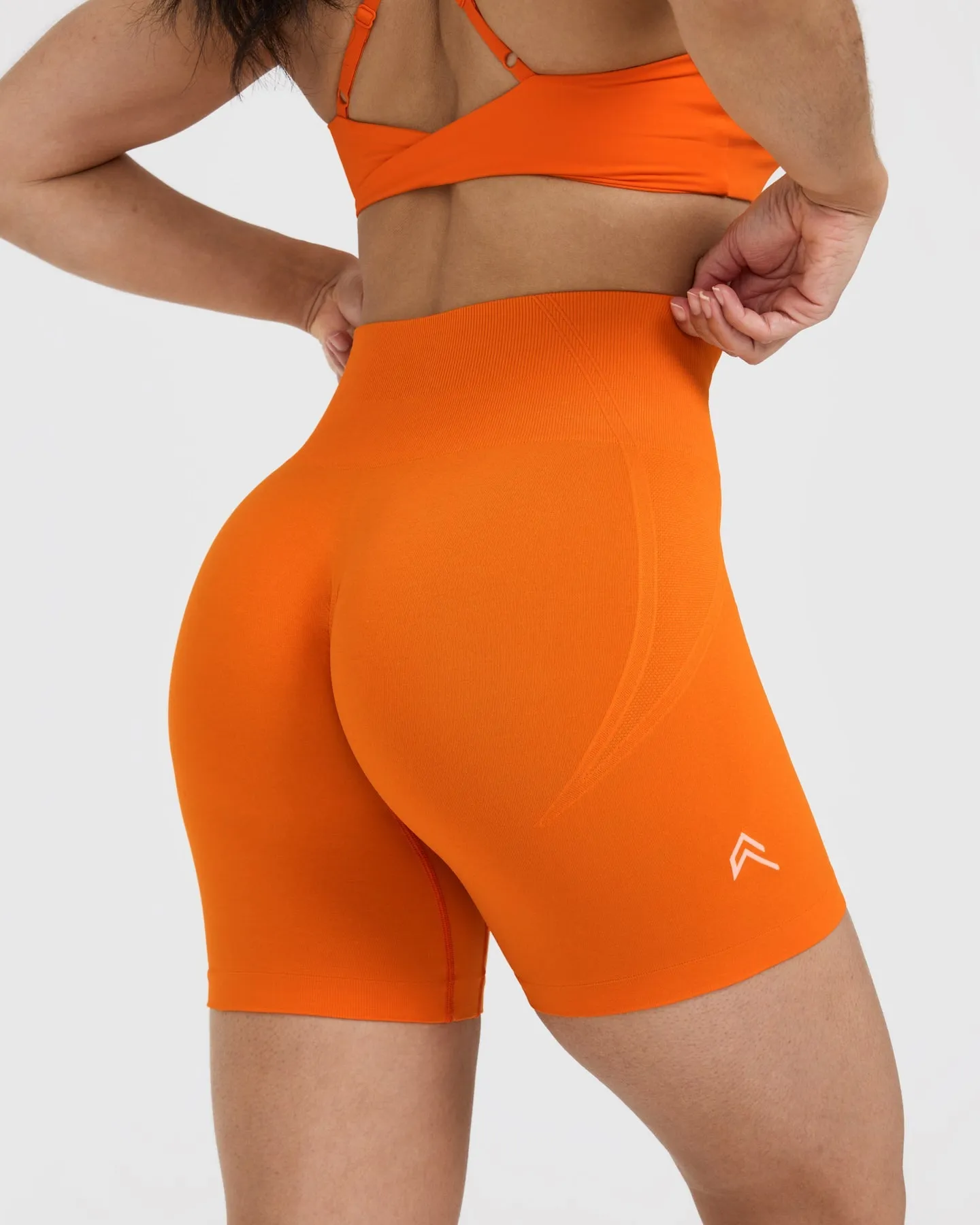 Flame Orange Effortless Shorts.