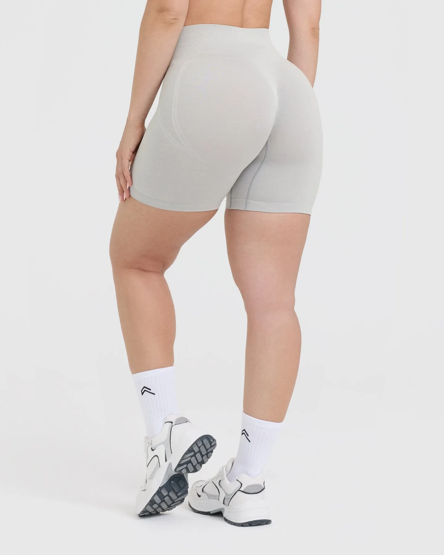 Light Grey Marl Effortless Seamless Shorts