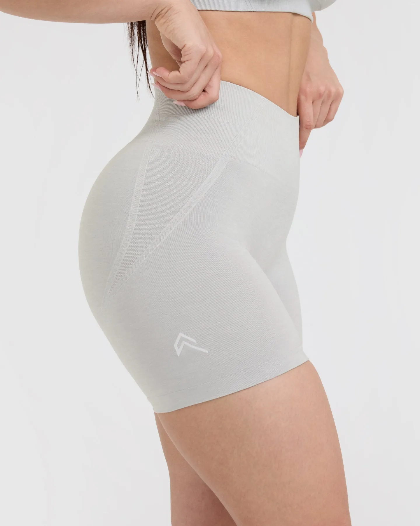 Light Grey Marl Effortless Seamless Shorts