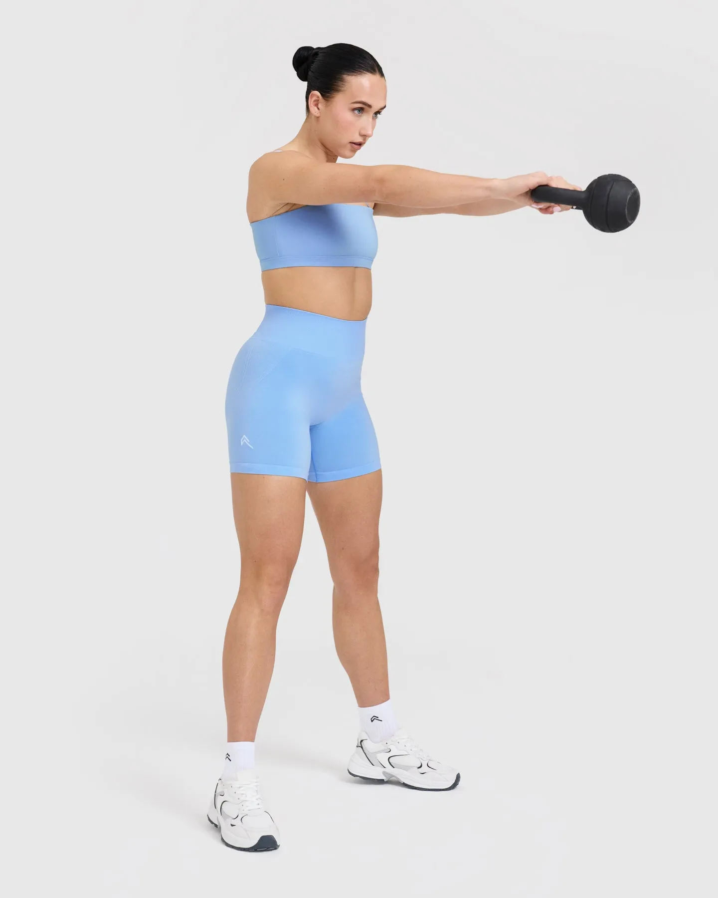 Powder Blue Seamless Shorts