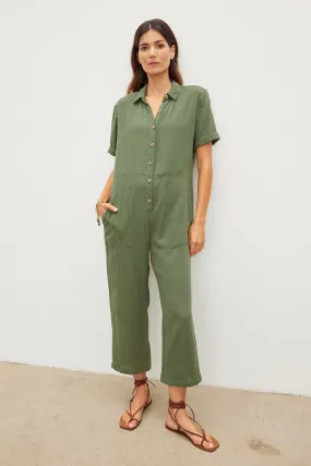 Soft Cotton Jumpsuit in Elia's Gauze Fabric