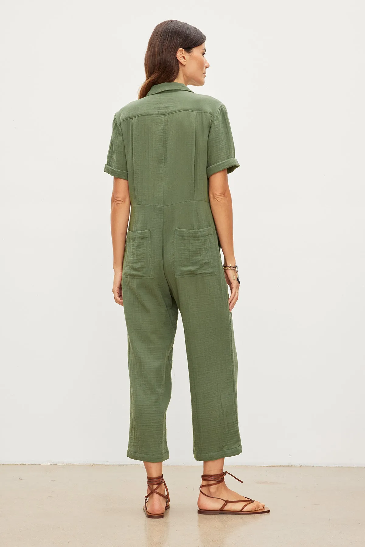 Soft Cotton Jumpsuit in Elia's Gauze Fabric