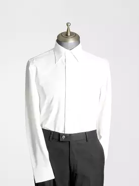 Elio White Button-Down Collar Shirt