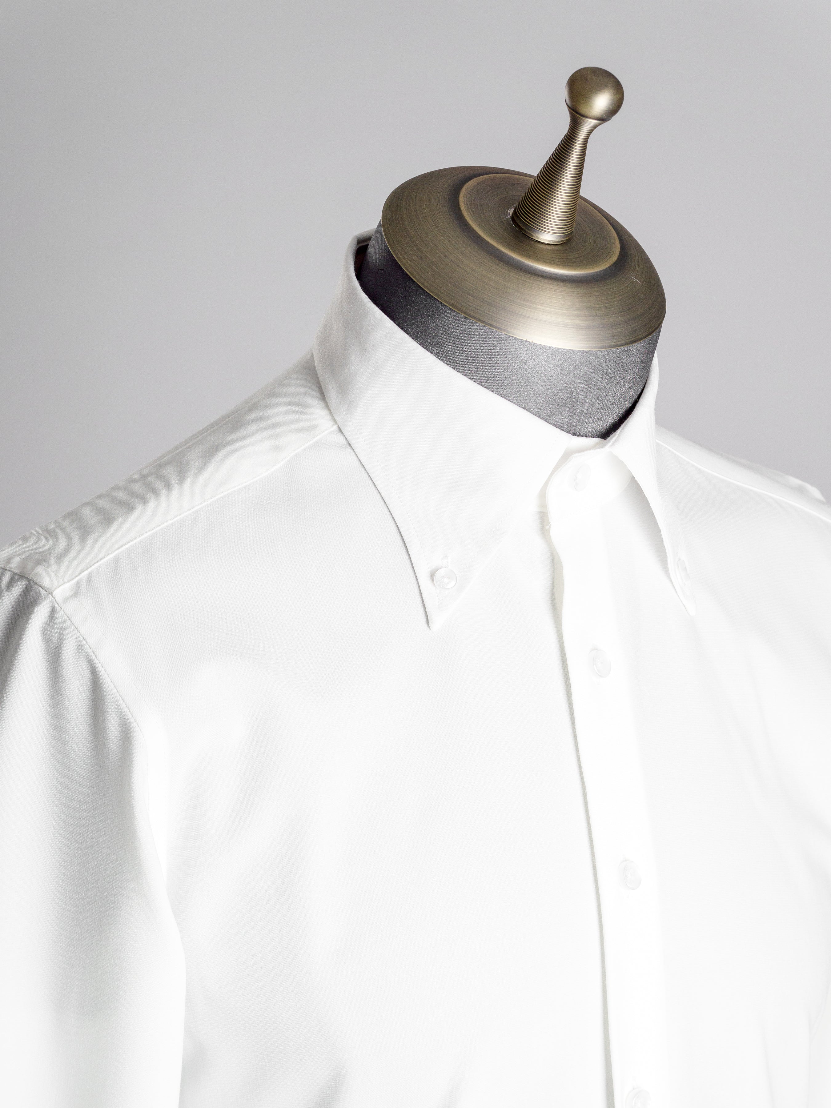 Elio White Button-Down Collar Shirt