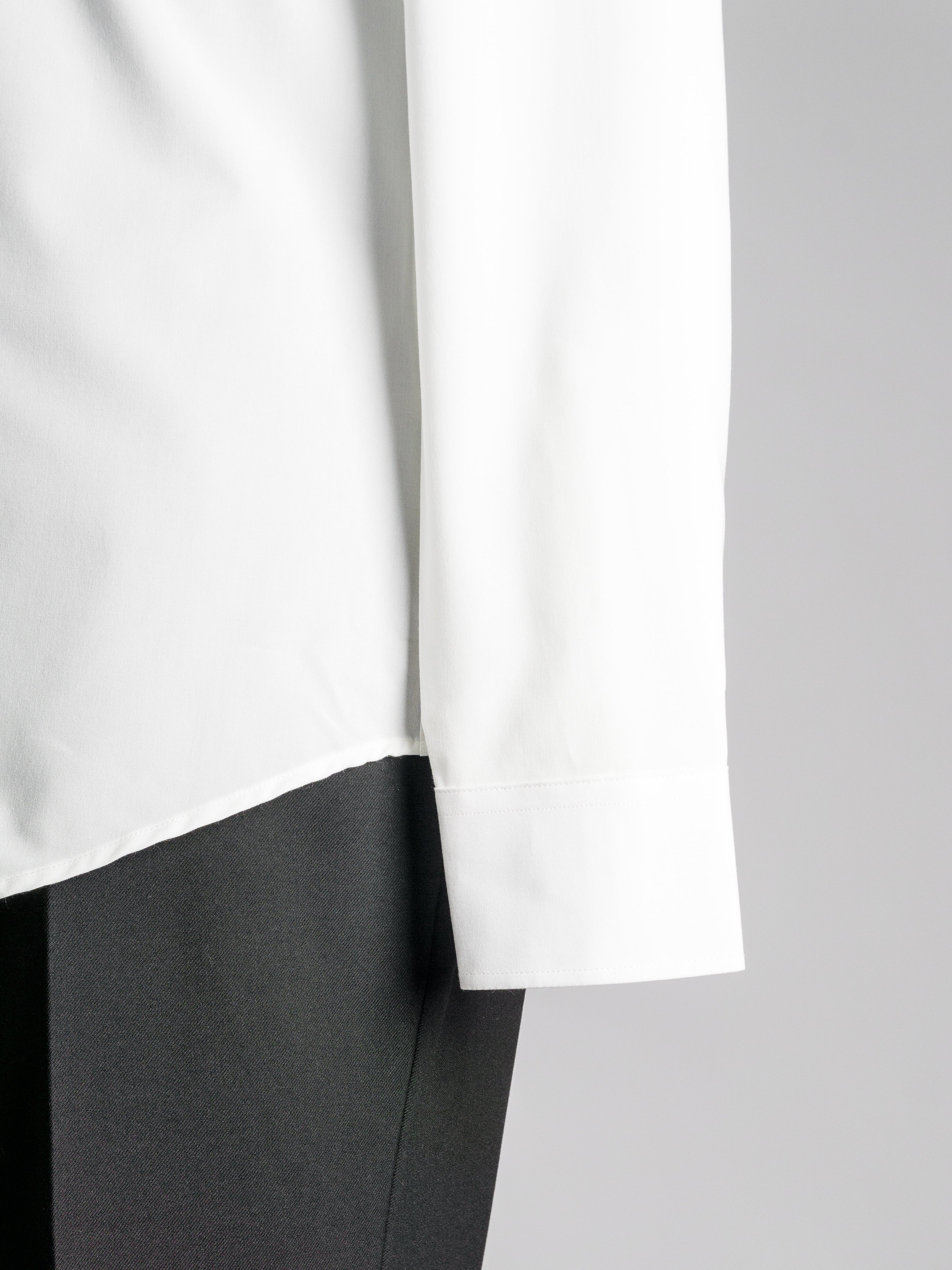 Elio White Button-Down Collar Shirt