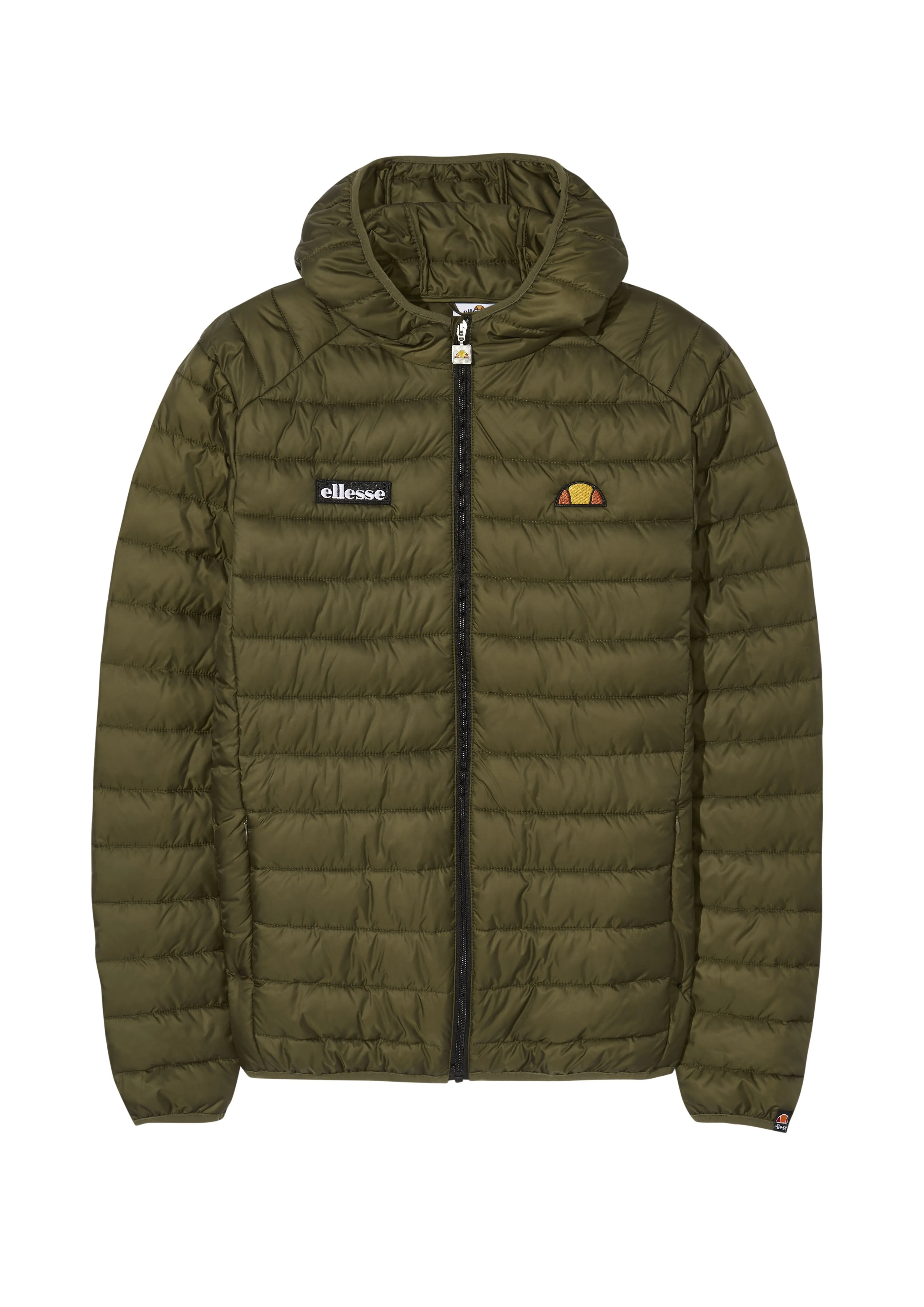 Ellesse Lombardy Padded Khaki Hooded Jacket