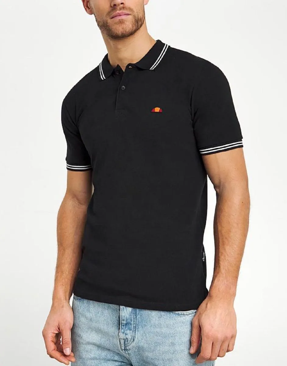 Rooks Polo Shirt at Ellesse Black