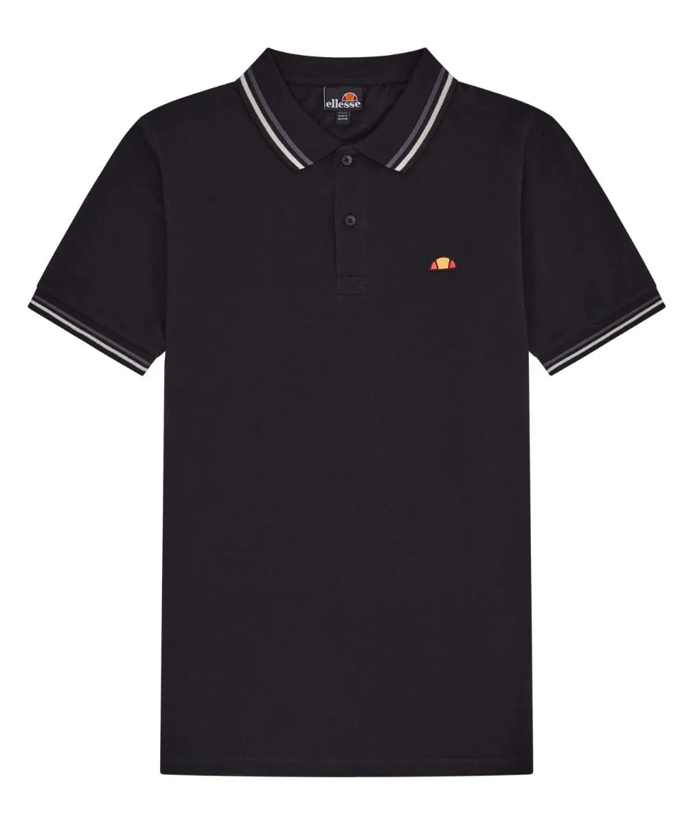 Rooks Polo Shirt at Ellesse Black