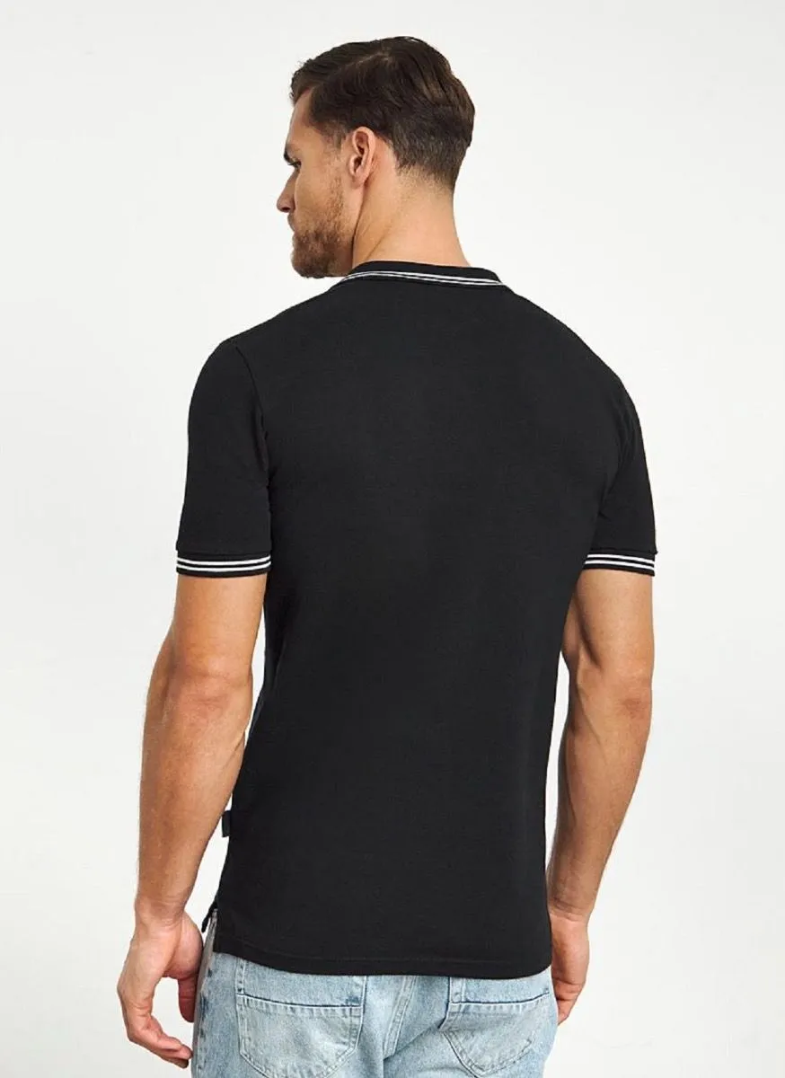 Ellesse Rooks Polo Shirt in Black