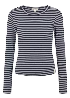 Esmé Studios Blossom Stripe Long Sleeve T-shirt - Tradewinds