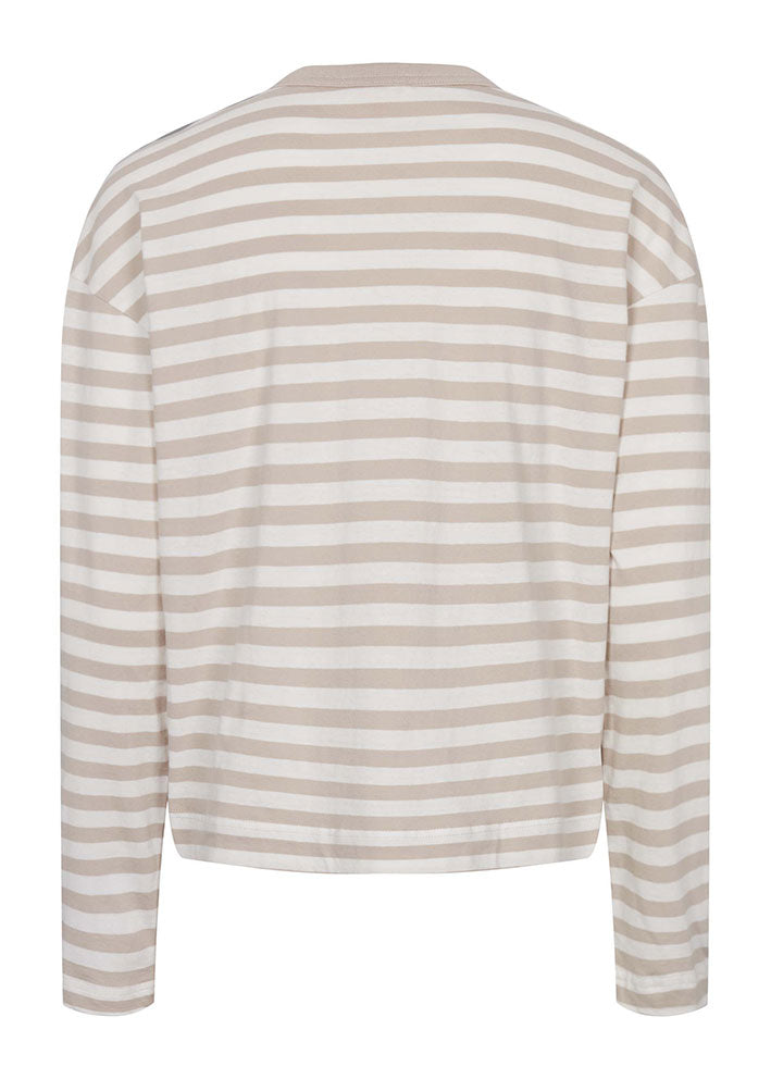 Esmé Studios LS Striped T-shirt ES123-315 in Chateau Gray Stripe