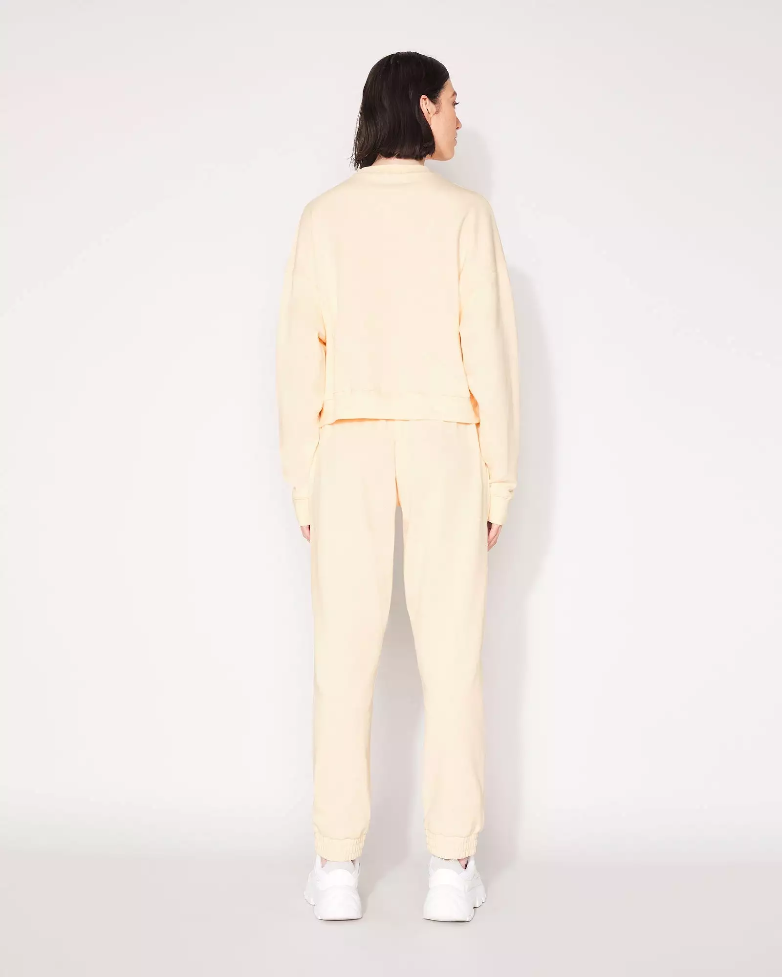 essential track pant buttercream