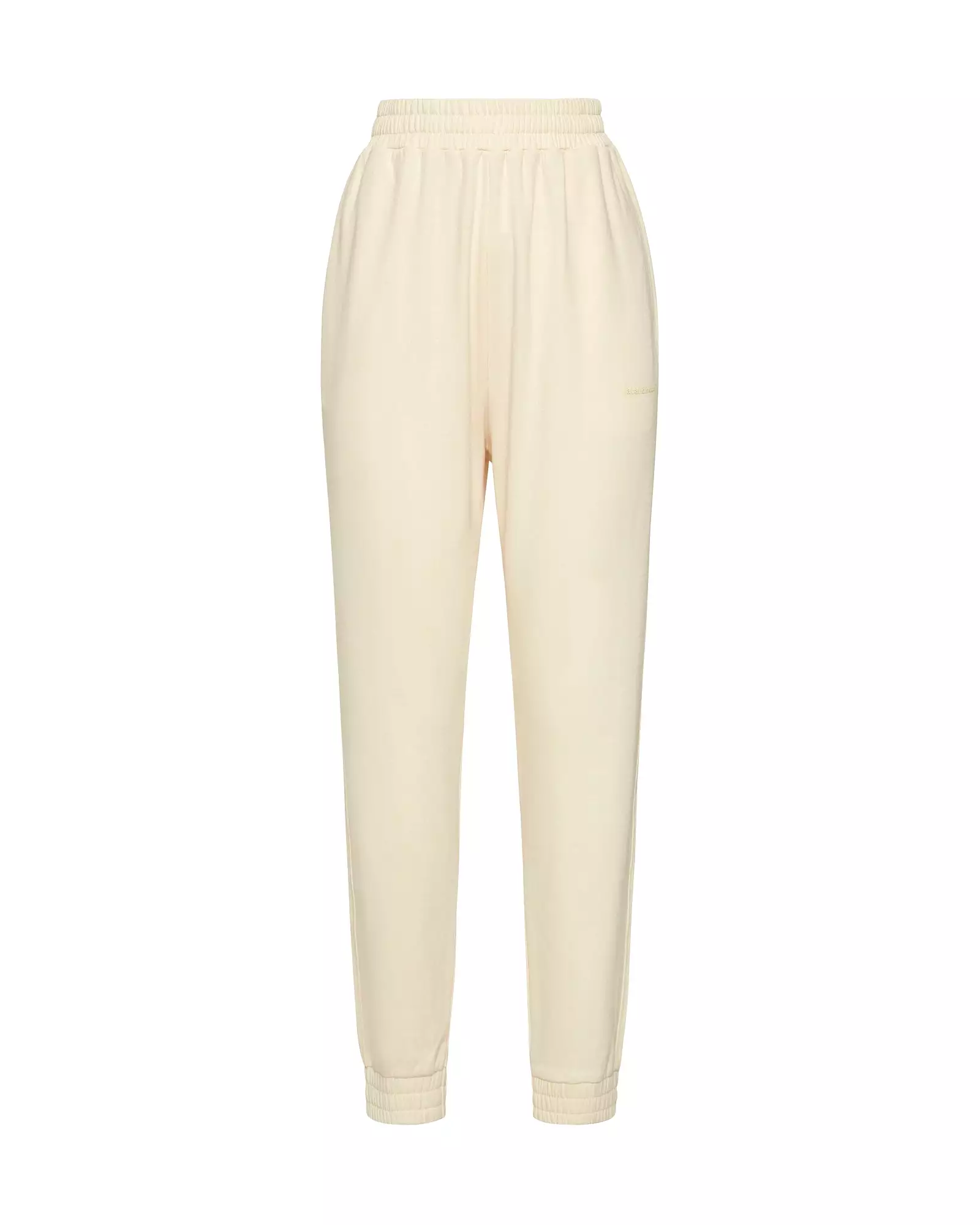 essential track pant buttercream