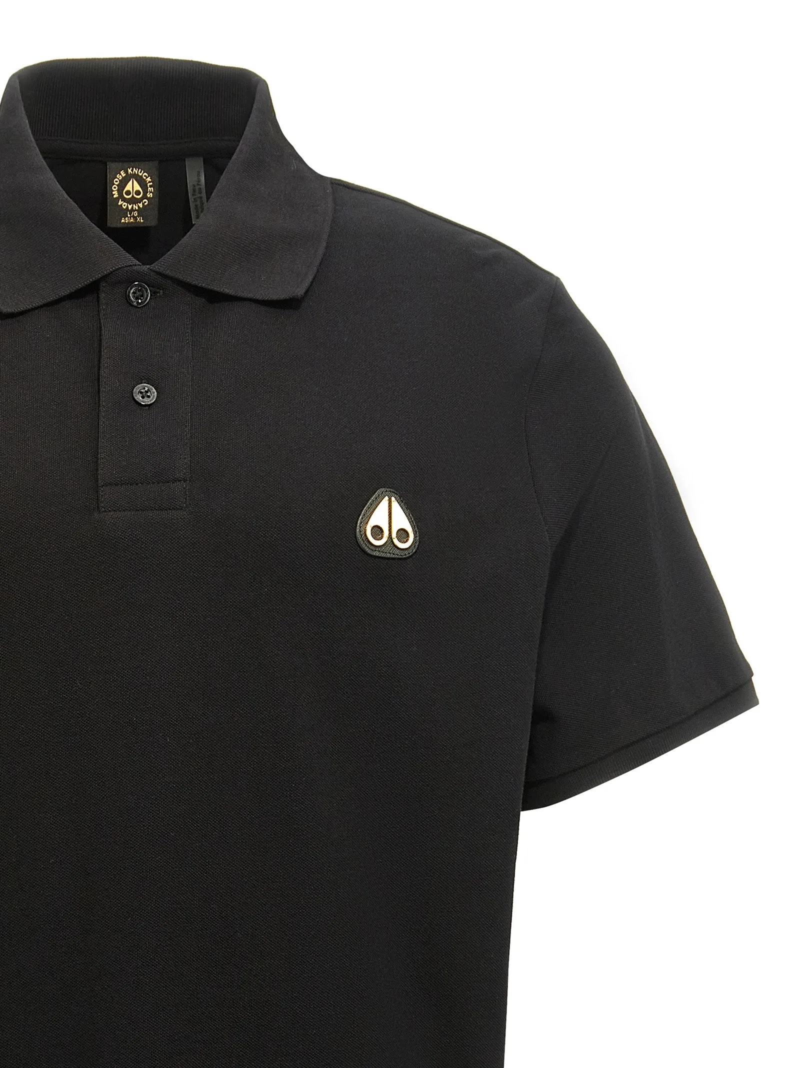 Black Everett Gold Polo