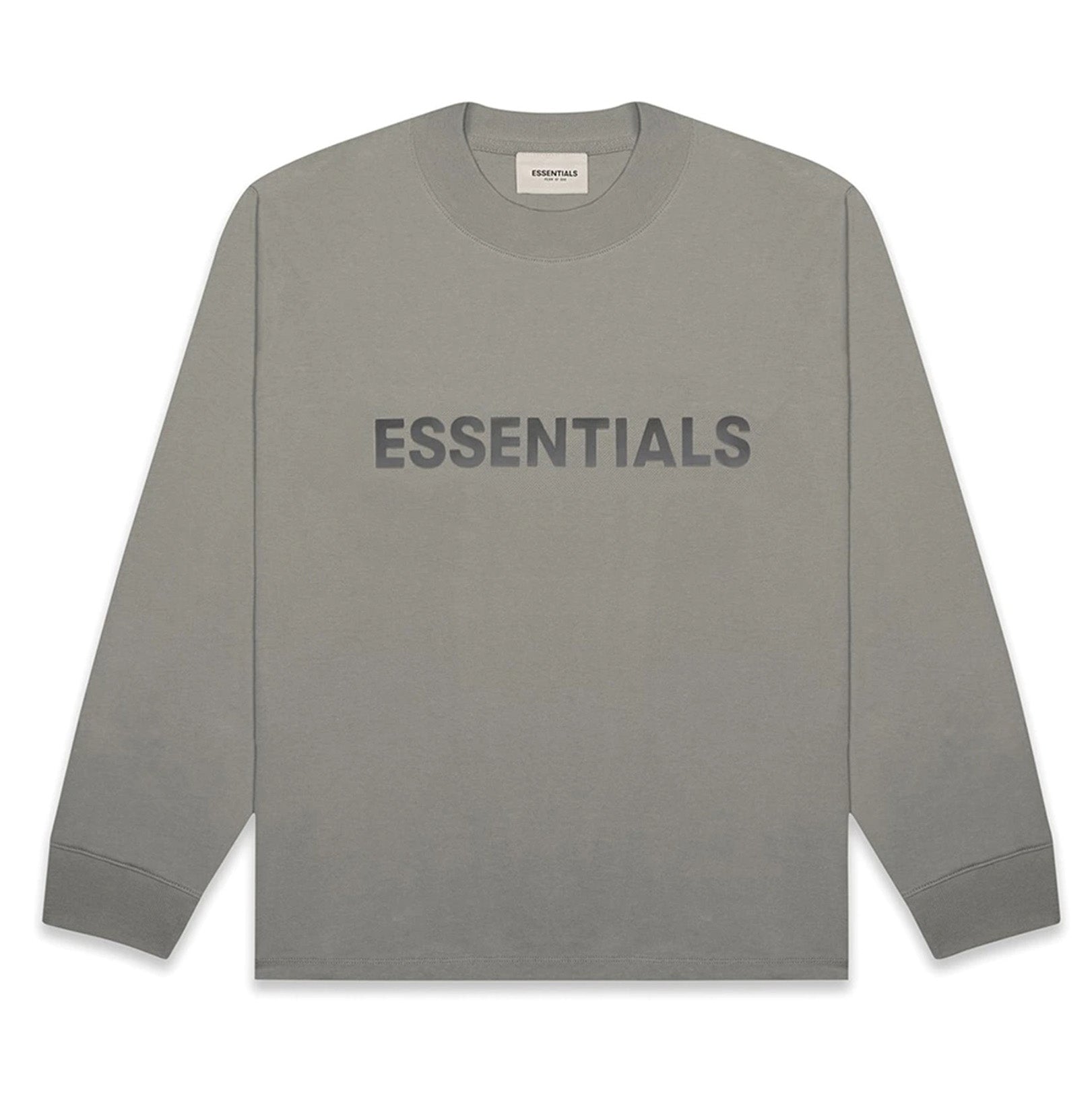 Fear of God essentials long sleeve t-shirt - cement.