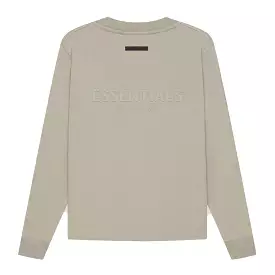 FEAR OF GOD ESSENTIALS Long Sleeve T-Shirt Moss SS21 - Best Price & Fast Shipping - Limited Stock.