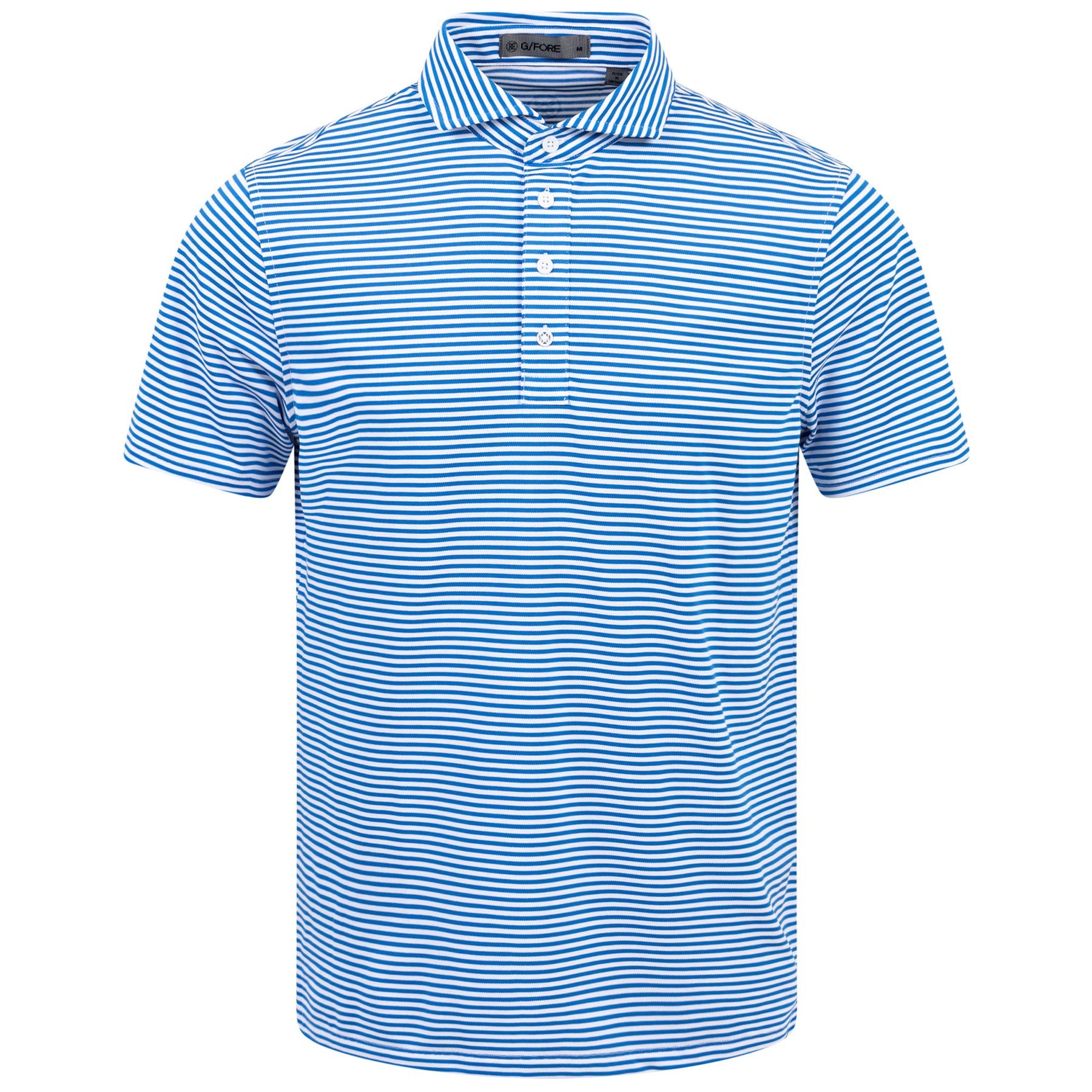 Feeder Stripe Pique Polo Surf