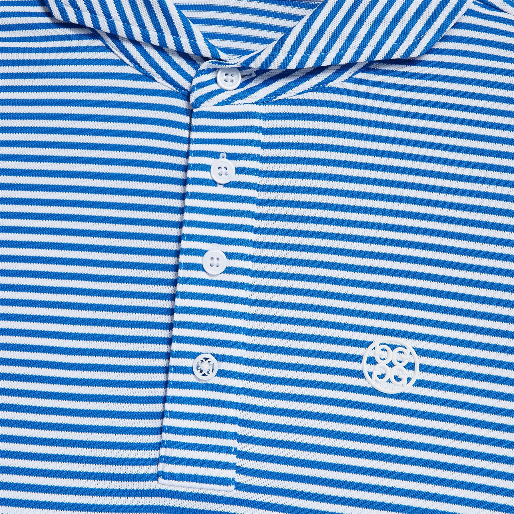 Feeder Stripe Pique Polo Surf