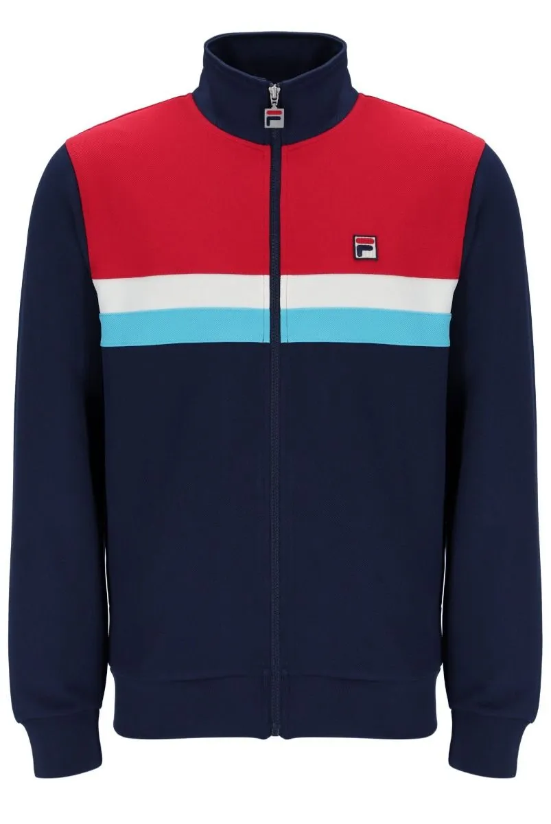 Fila Didier Navy Red Track Jacket