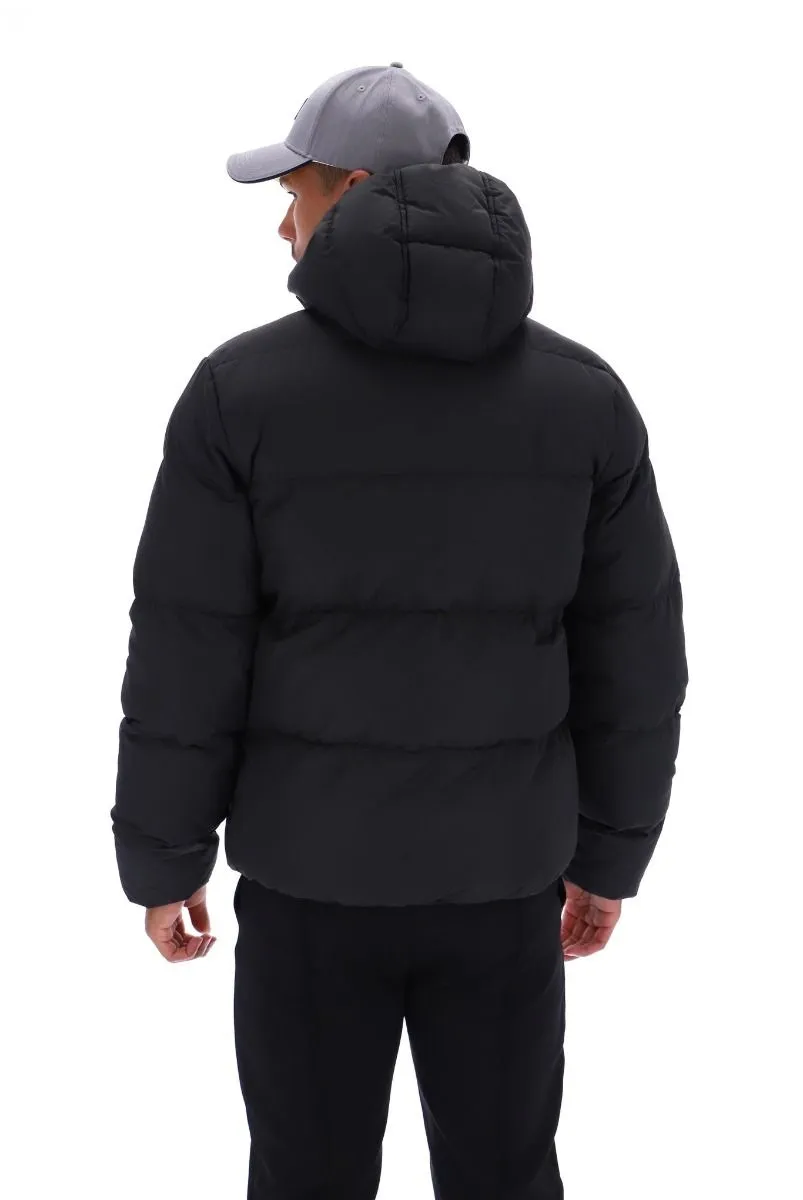 Fila Harry Padded Jacket in Black Sharkskin