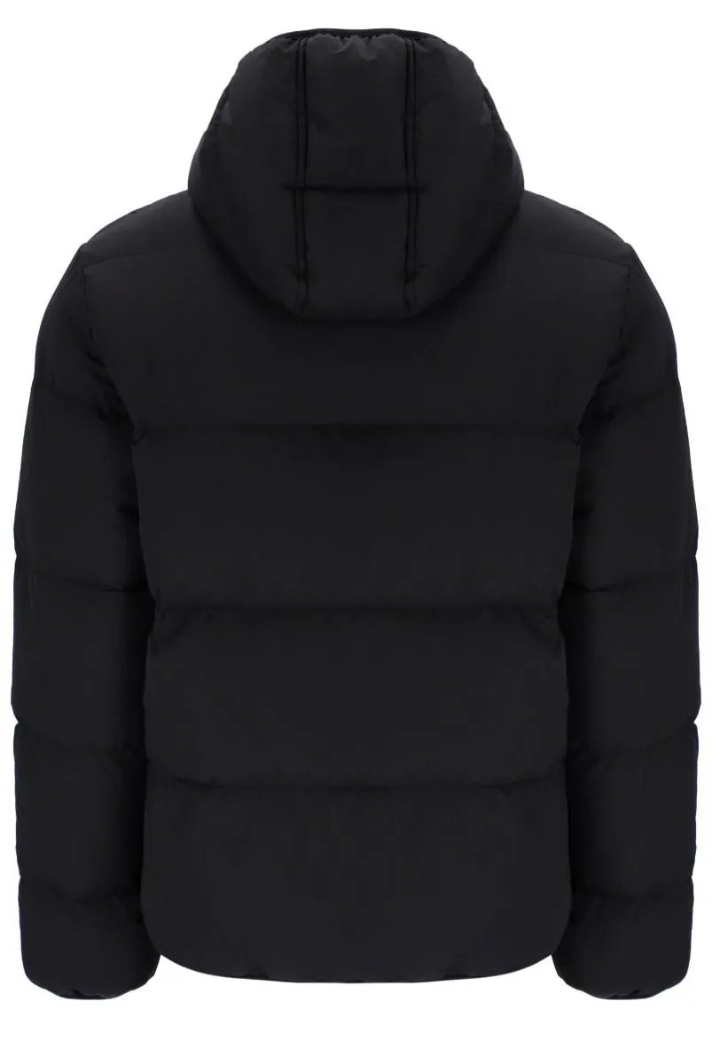 Fila Harry Padded Jacket in Black Sharkskin