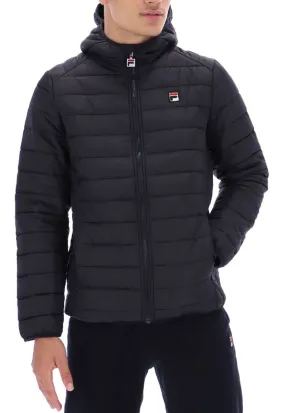 Fila Black Quilted Pavo Casual Jacket