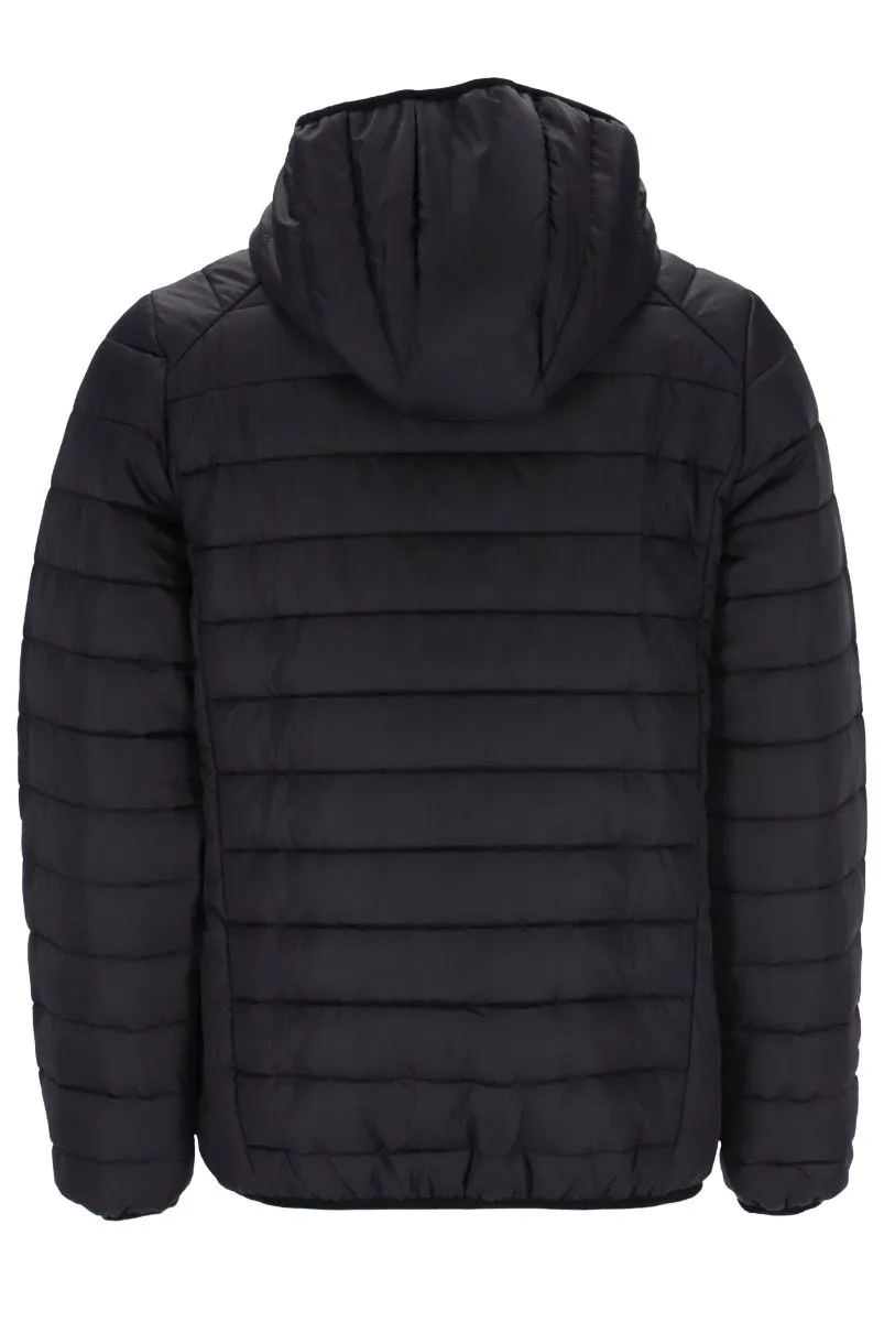 Fila Black Quilted Pavo Casual Jacket