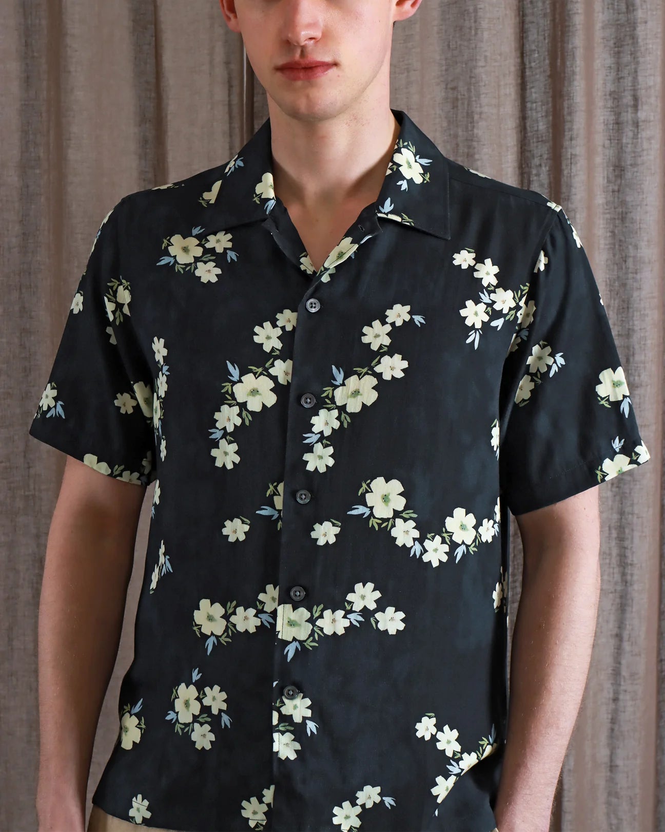 Floral Print Short Sleeve Shirt