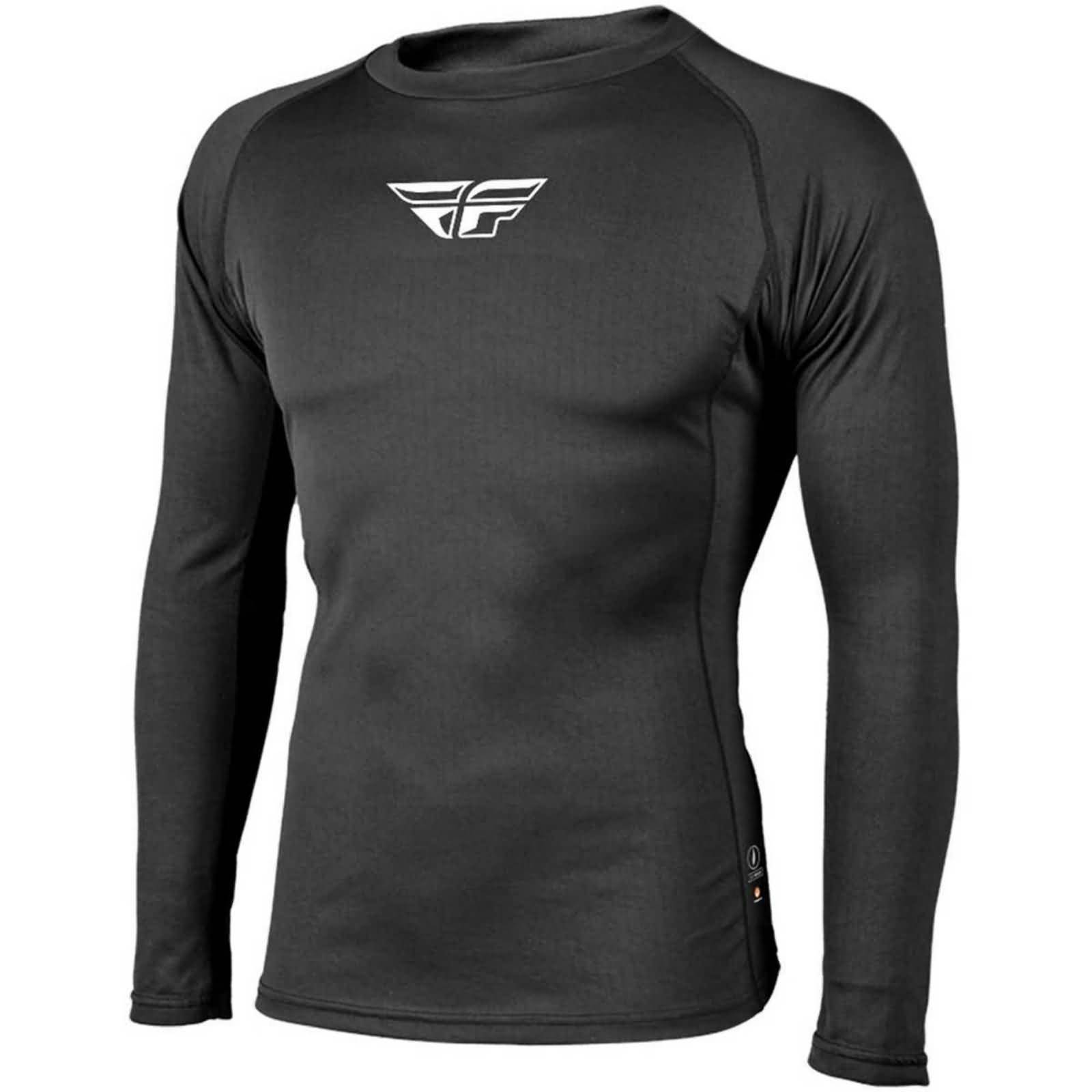 Fly Racing Lightweight Base Layer LS Shirt Adult Snow Body Armor.