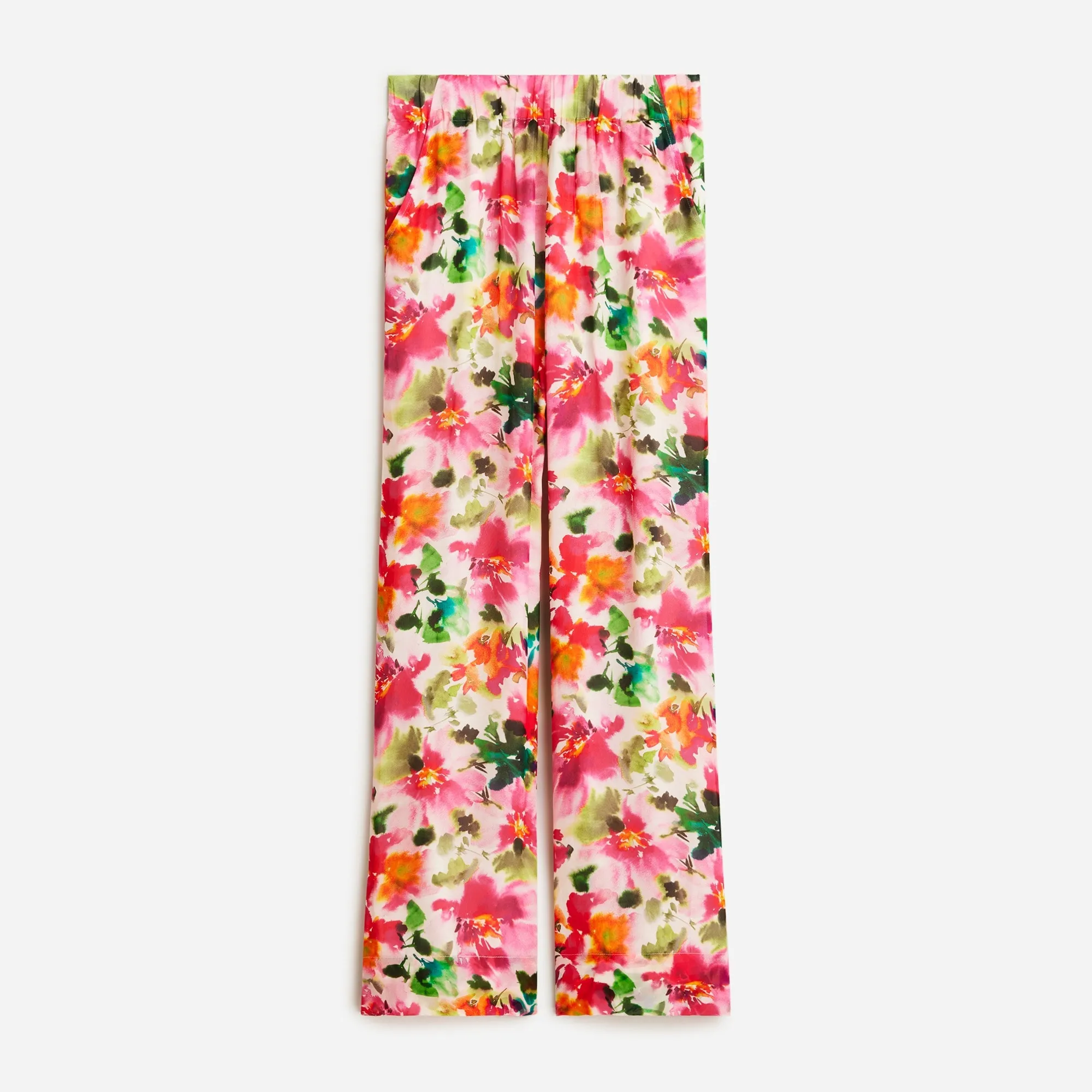 Astrid Floral Chiffon Pants Full Length