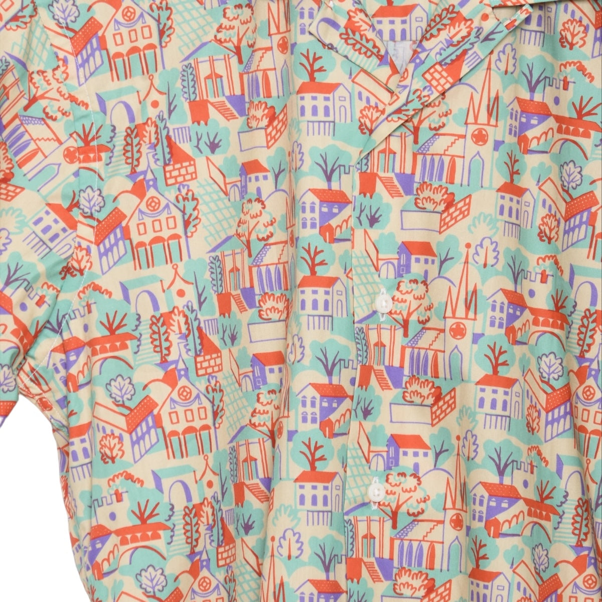 Gitman Brothers Vintage Camp Shirt - Alexander Girard Village Print