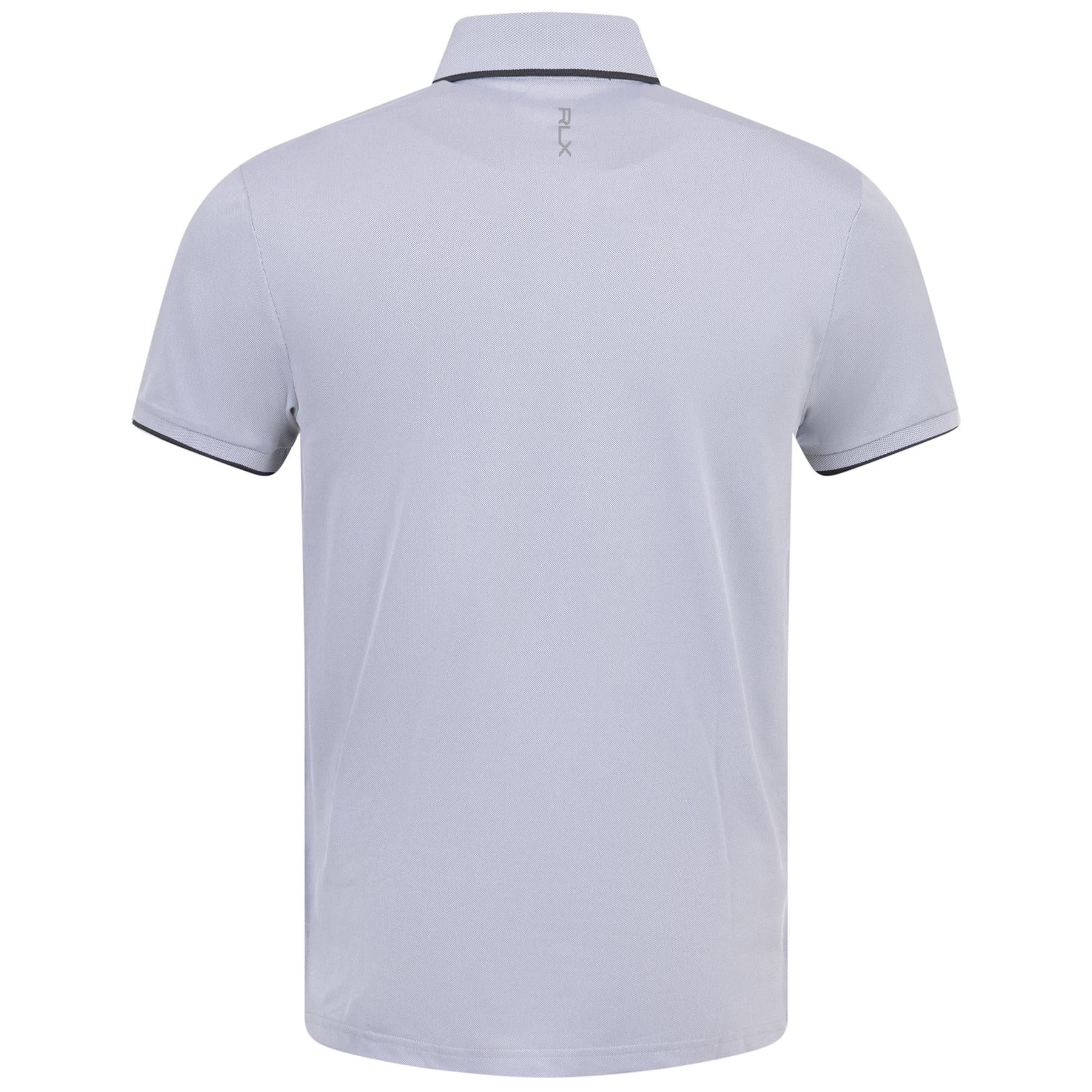 Google result: RLX Tailored Fit Recycled Polyester Stretch Polo Peak Grey - SS24