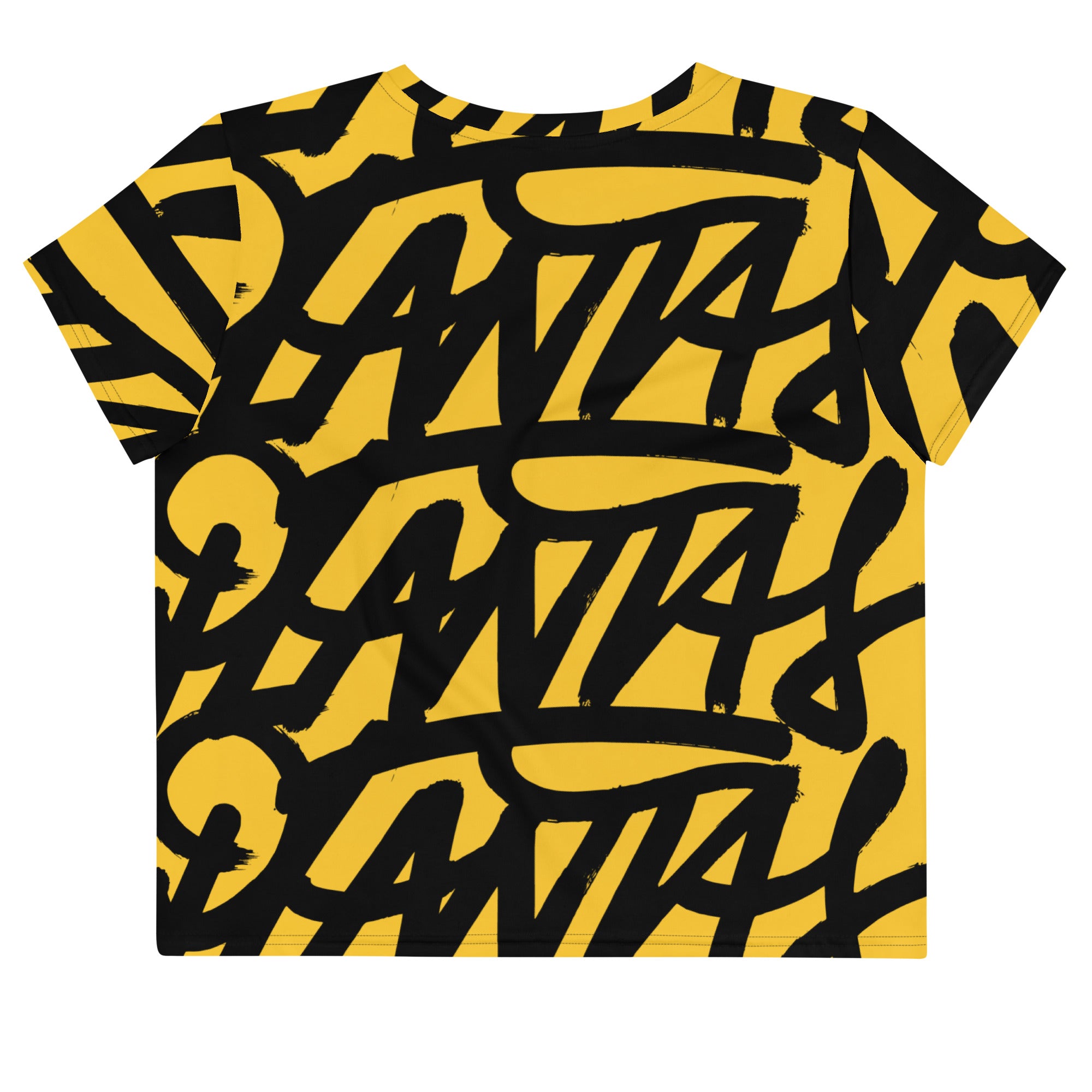 Graff Printed Crop T-Shirt