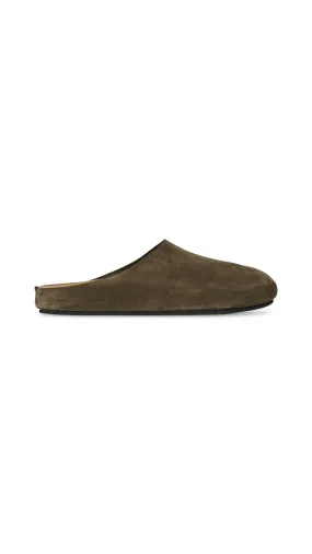 Hugo Suede Slide - Ash