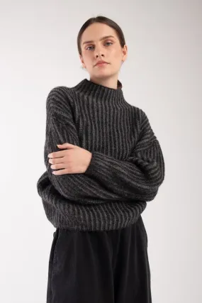 Charcoal Ines Sweater - Shop Now