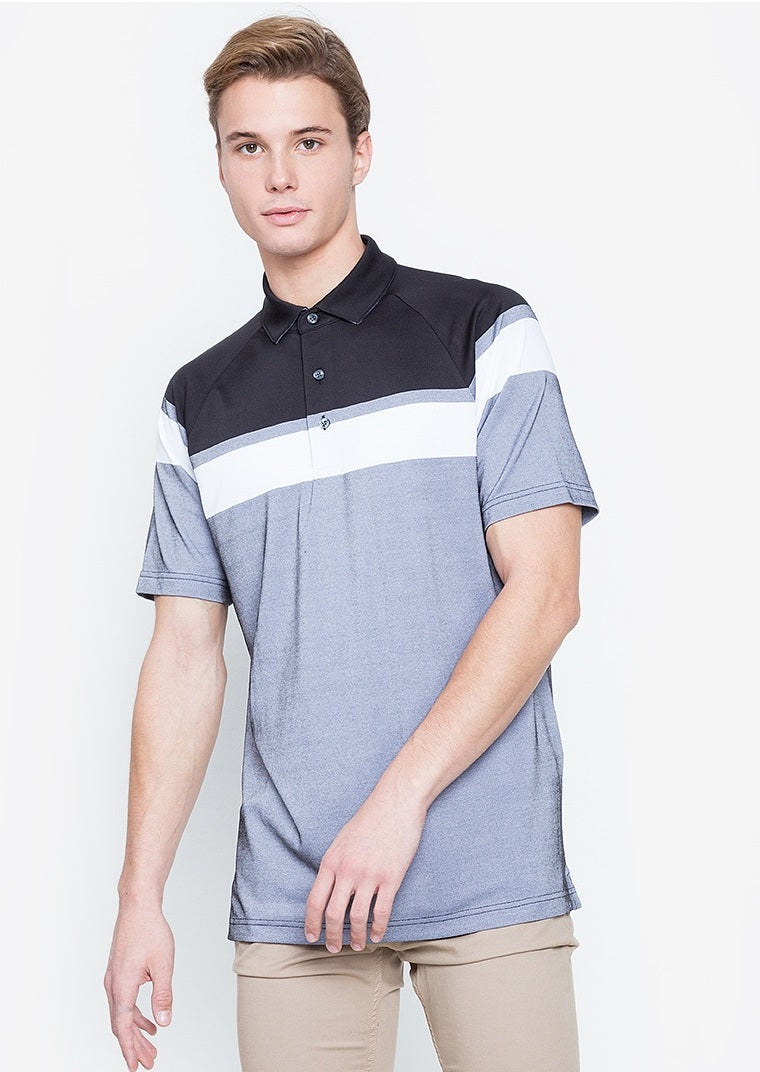 Jack Nicklaus polo shirts black label Perry Ellis color block