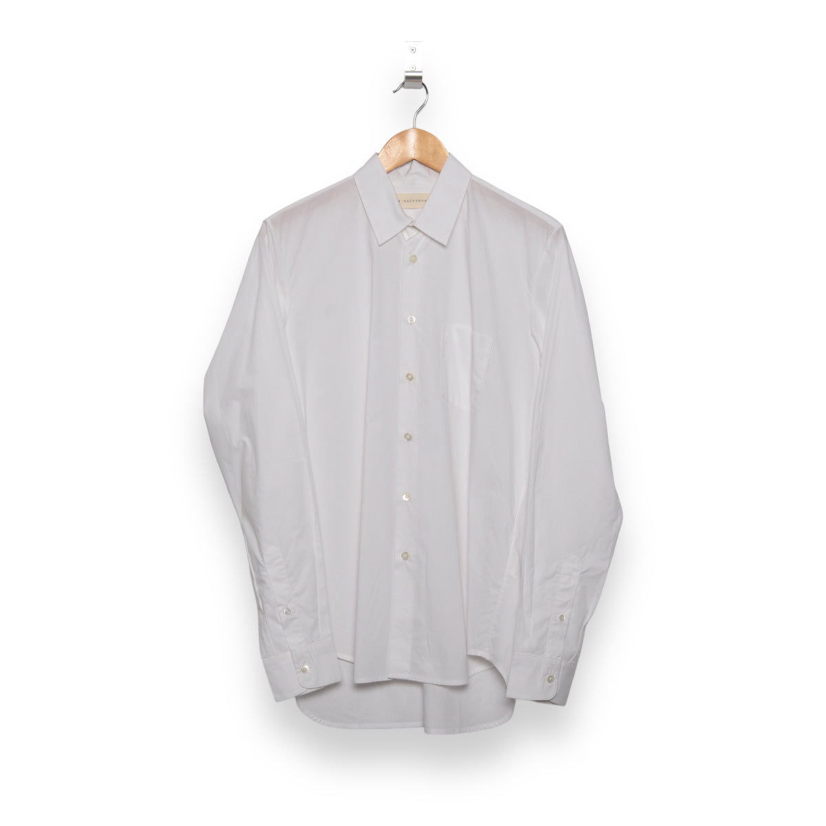 Jan Machenhauer white poplin classic fit shirt