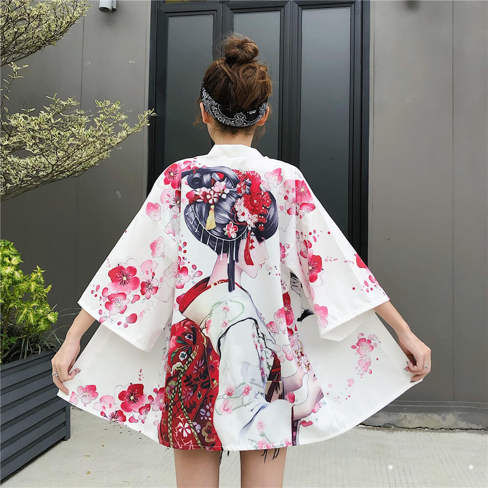 Japanese Red-Crowned Crane Print Shirt