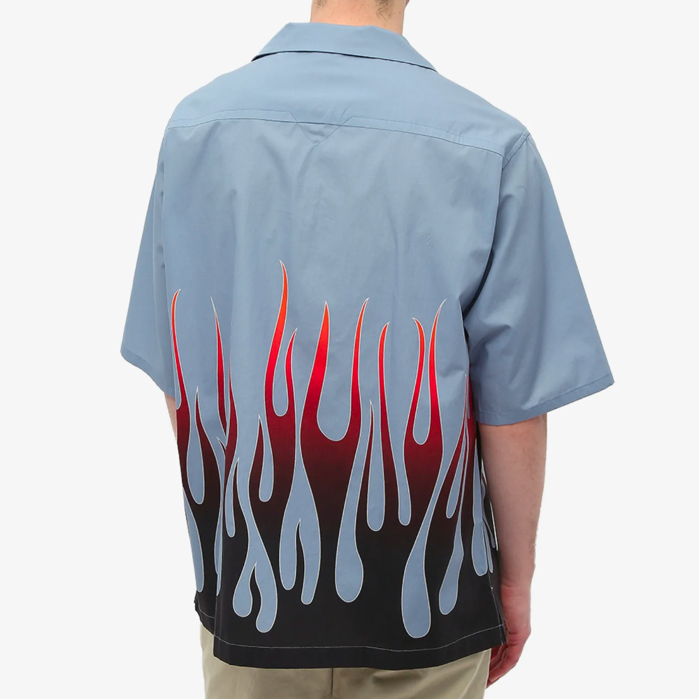 Kenzo Hawaiian Flame Print Shirt