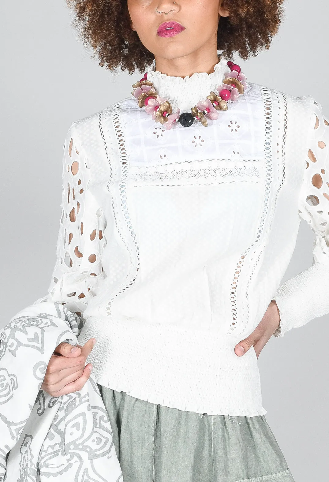 White Lace Blouse