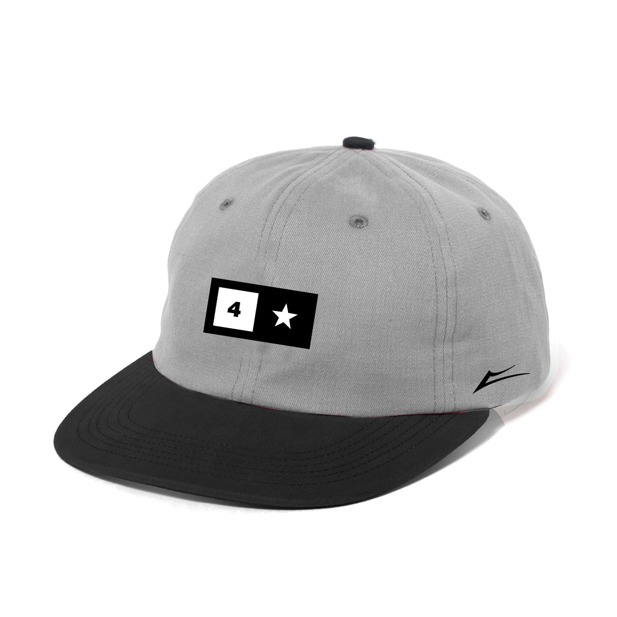 Lakai Bar Logo Polo Hat - Grey/Black