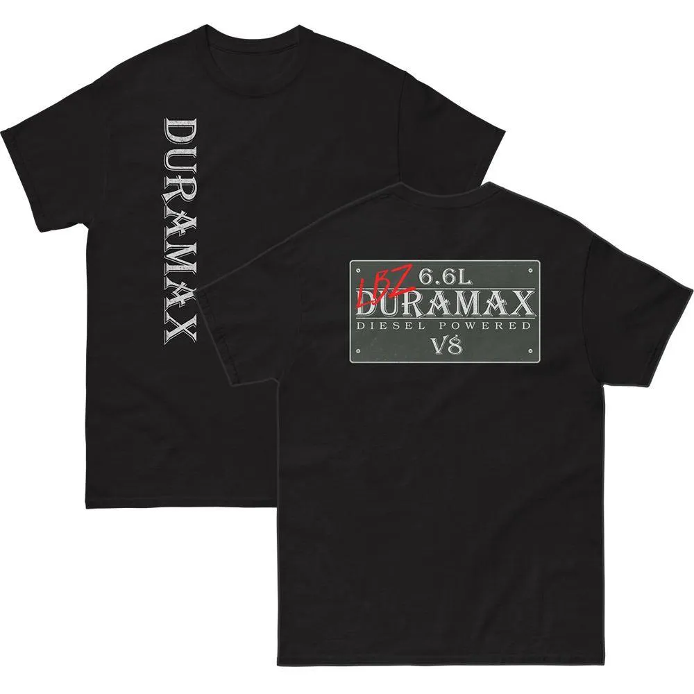 Duramax T-Shirt with Vintage Sign Design and Double Sided Print by LBZ