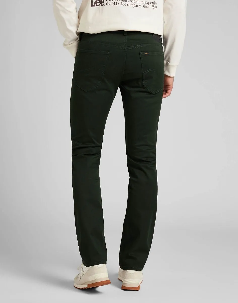 Lee Daren Zip Regular Straight Soft Fabric Jeans Kelp Shop