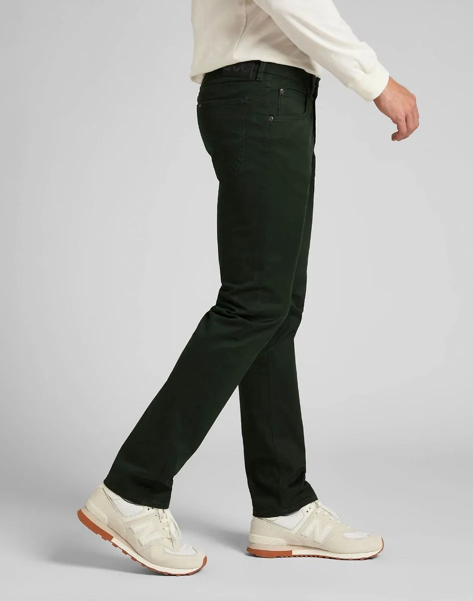 Lee Daren Zip Regular Straight Soft Fabric Jeans Kelp Shop