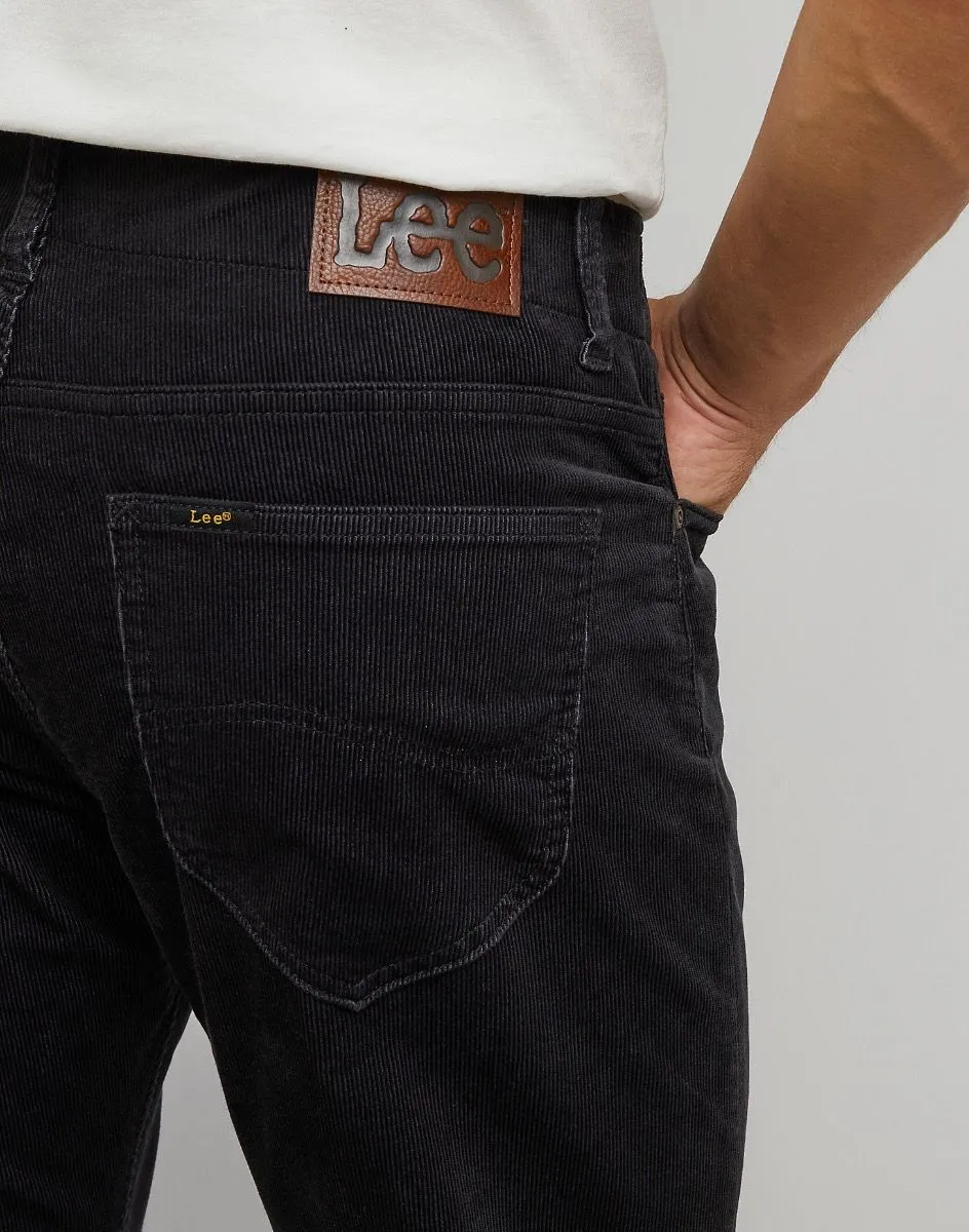 Lee Slim Corduroy Jeans in Charcoal MVP Extreme Motion