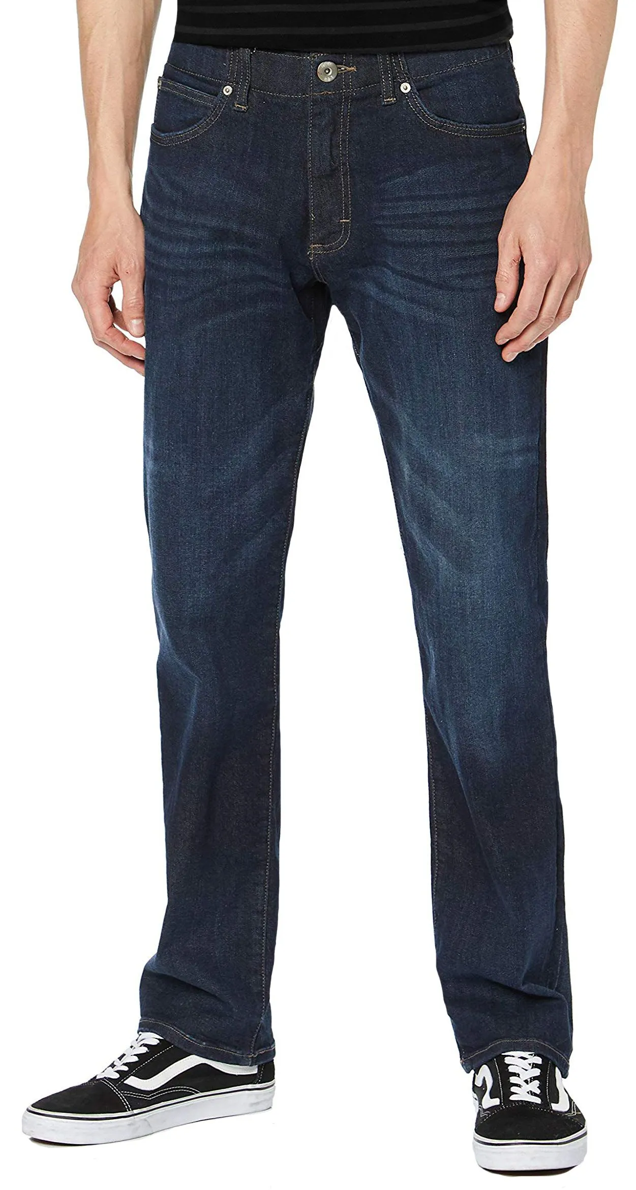 Lee Extreme Motion Straight Denim Stretch Jeans in Trip Wash