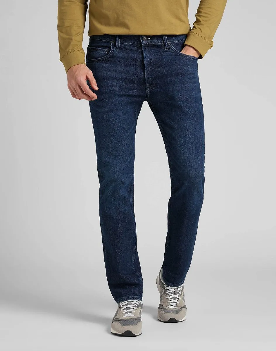 Lee Rider Slim Fit Denim Stretch Jeans in Deep Water