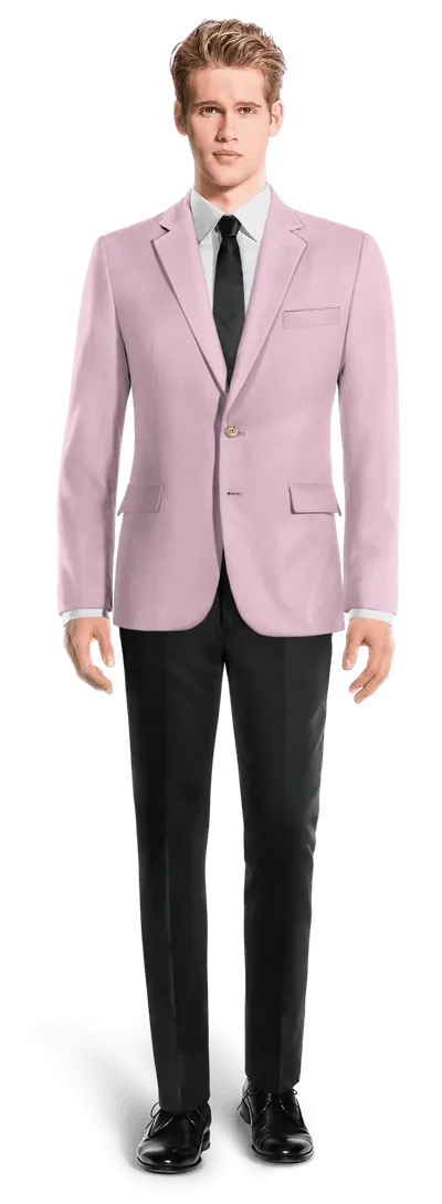 Light purple slim fit stretch blazer.